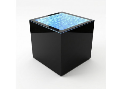 Led Quadrat Säitendësch Kaffisdësch Wunnzëmmer Miwwelen Waasser Sail
