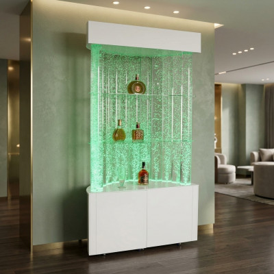 LED Regal Bar Waasser Wand Sail Dekoréiert Beliichte Waasserwänn Bar Theke