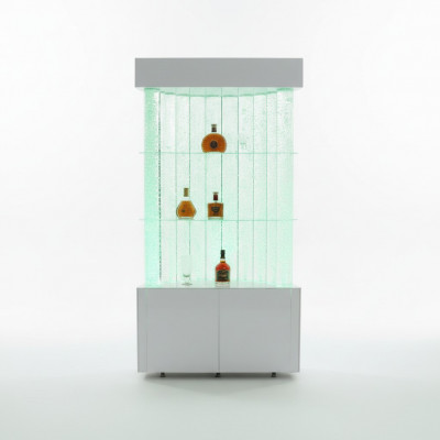 LED Regal Bar Waasser Wand Sail Dekoréiert Beliichte Waasserwänn Bar Theke