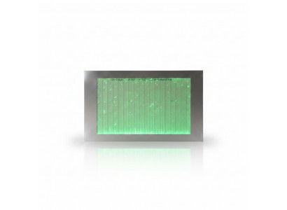 Mauerpaneel mat Waasserblasen LED Waasserwand Designer Waasser Bild