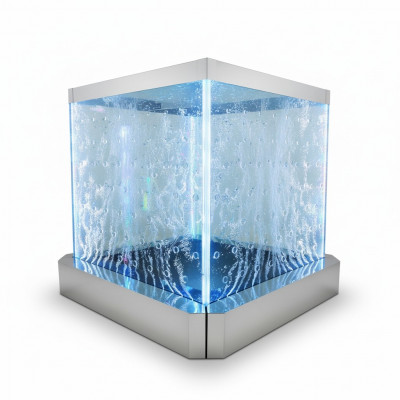 Wandpanel LED Waasserwand Waasser Wänn Waasserblasen Wand