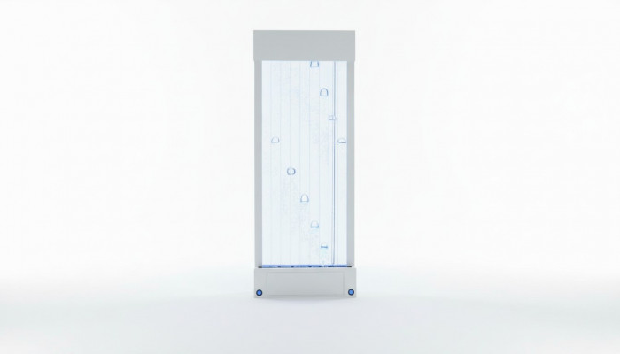 Trennwand Regal Schaf Wasserwand Kolonn Maueren Waterwall LED
