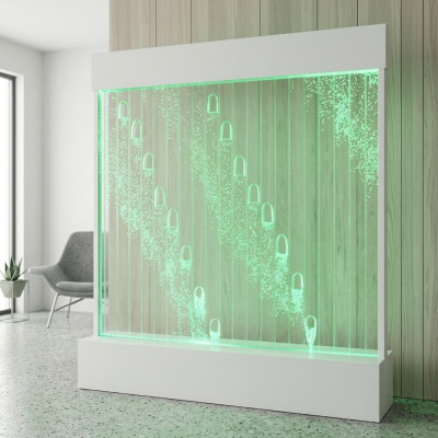 Modern Trennmauer Waasser Maueren LED Waasserwand Beliichte dekorativ Mauer