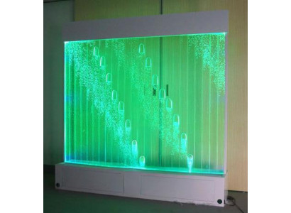Modern Trennmauer Waasser Maueren LED Waasserwand Beliichte dekorativ Mauer