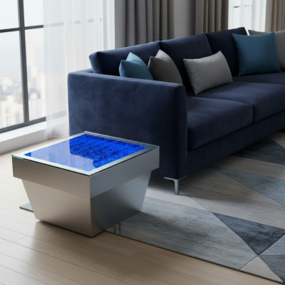 Design Dësch Couchtisch Waasser Sail Kolonn Dekor Waasser Sofa Dëscher LED