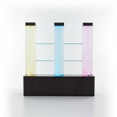 LED Regal Bar Waasser Mauer Säil beliicht Waassermaueren Bar Theke Regal Miwwelen