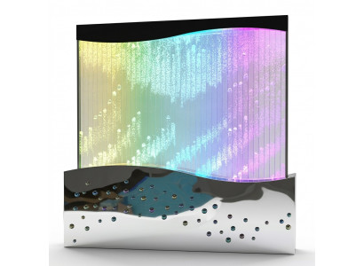 Wandpaneel Waasserblasen LED Waasserwand Designer Waasser Wand
