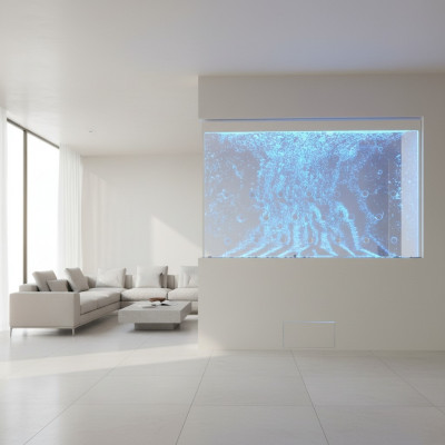 Modern Trennmauer Waasser Wänn LED Dekorativ Waasserwand Beliicht Wand