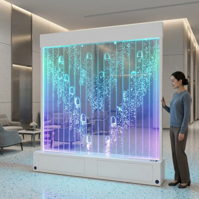 Mauere LED Modern Trennmauer Waasser Waasserwand Beliicht Mauer