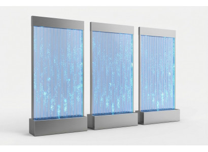 Mauerpanneel Trennwand Waasser Maueren Mauer LED Waassermauer Design