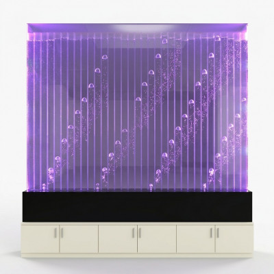 Modern Trennwand Waasser Dekorativ Maueren LED Waasserwand Beliichten Mauer