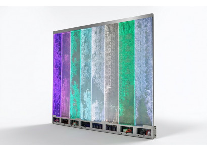 Wandpaneel LED Waasserwand Waasser Wänn Modern Waasserblasen Dekorativ Wand