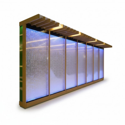 Trennwand Regal Schaf Wandsäule Waasserwand Kolonn Maueren LED 60x240 Waasserwänn Waasserwand