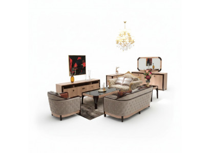 Couch Sofagarnitur 3+1 Sëtzer Garnitur Design Modern Sofa Garnituren Sëtz Nei