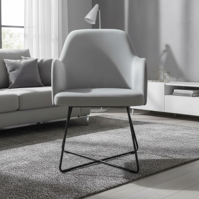 Design Stull Sëtz Praxis Iess Zëmmer Still Textil Stoff Polster Waardzëmmer Kanzlei