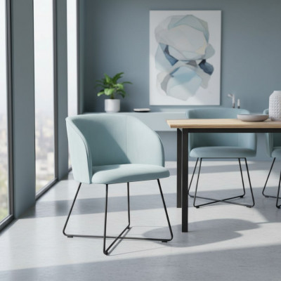 Stull 4x Still Iesszëmmer Lounge Textil Sëtz Set Nei Club Fernseh Polstersëtz