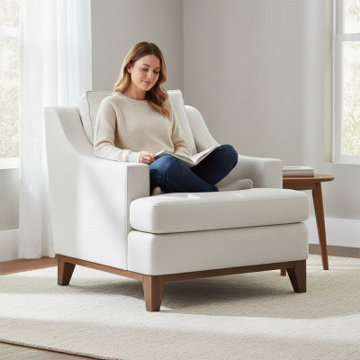Fauteuil Lounge Fauteuil Polsterfauteuil Stull Wunnzëmmer Schlofzëmmer 8x er