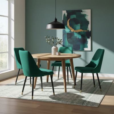 Design Waardezëmmer Stull Sëtz Still Praxis Iess Zëmmer Textil Stoff Polster