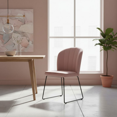 Stull 4x Iesszëmmer Polsterstull Lounge Textil Sëtz Sessell Set Nei Club Fernseh