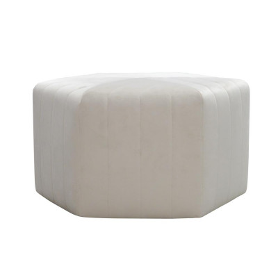 Stoff Fousshocker Ottoman Samt Sëtzblocker Hocker Pouf Puff Sëtzpouf Textil