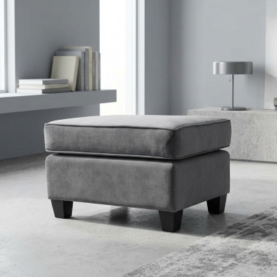 Sëtzstull Hocker Pouf Popp Sëtzpouf Foussocker Ottomane Samett 75x53m
