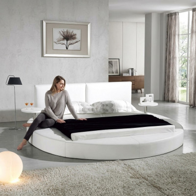 Ronnen Bett Modern Design Luxus Gepolstert Ronn Better Textil Stoff