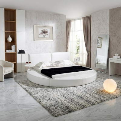 Ronnen Bett Modern Design Luxus Gepolstert Ronn Better Textil Stoff