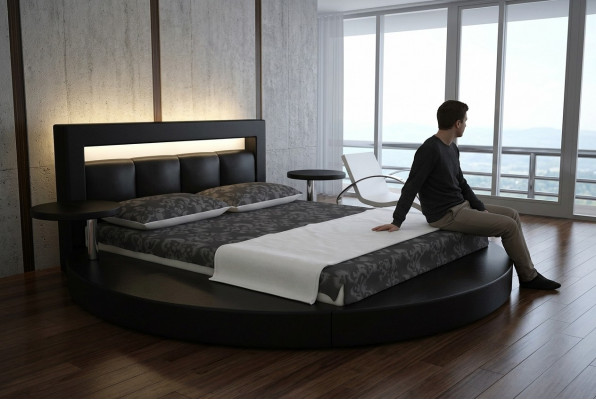 Rondes Bett Design Better Polsterbett Rondbett Polster Ronn