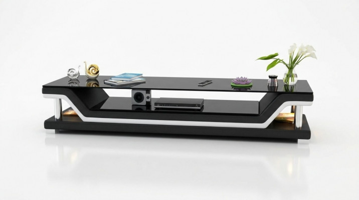 Designer RTV TV Kommod Anrichte Side Low Board Dekorative Schief Wohn.