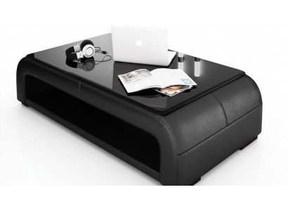 Lädertësch Couchtësch Glastësch Sofa Bäistelltësch Dëscher Couchtëscher