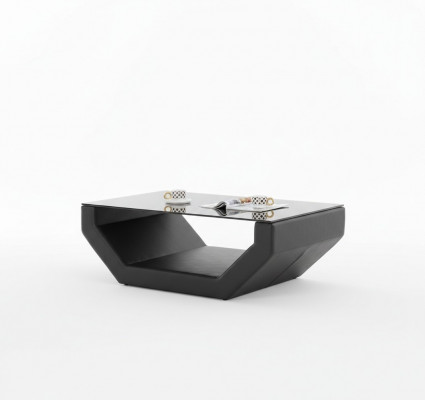 Edel Luxus Couchtische Glas Design Canapé Dësch Sofa Niewendëscher Lieder Dëscher