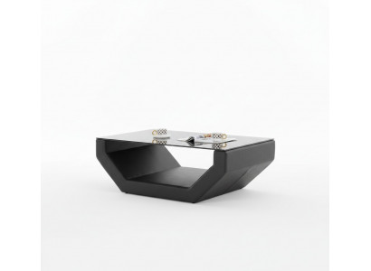 Edel Luxus Couchtische Glas Design Canapé Dësch Sofa Niewendëscher Lieder Dëscher