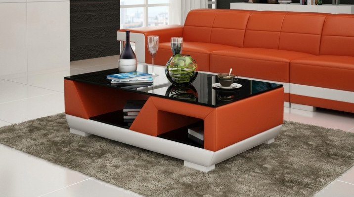 Design Couchtisch Niewentisch Sofa Wunnzëmmer Dësch Modern Méiwele.