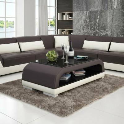 Couchtisch Kaffisdësch Glas Design Dësch Bäistelltëscher Dëscher Wunnzëmmer
