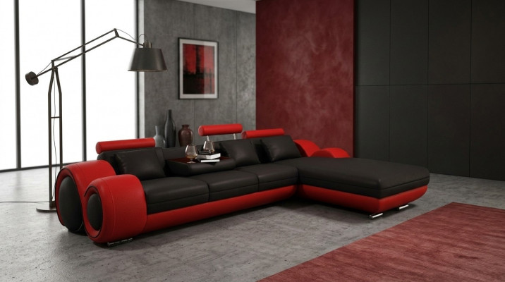 Eckcouch Sofa Canapé Polsterwohnlandschaft Lieder Ecksofa Garnitur