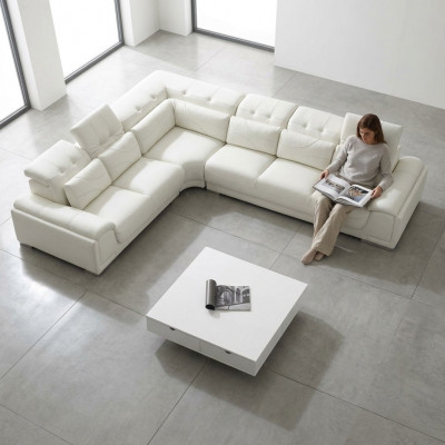 Ecksofa Wunnlandschaft Sofa Canapé Garnitur Polster Eckcouch L-Form
