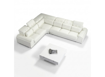 Ecksofa Wunnlandschaft Sofa Canapé Garnitur Polster Eckcouch L-Form