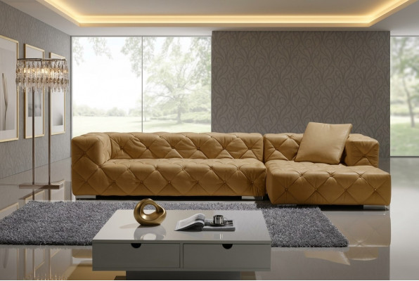 Chesterfield Lieder Modern Canapé Wunnlandschaft Liedercanapé Eckcanapé Canapé