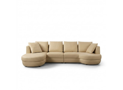 Ledersofa Canapé Sofagarnitur Nei Eckssofa Eck Garnitur Design Modern