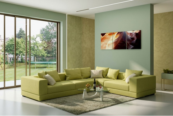 Sofa Modern Polster Stoff Couch Design Ecksofa Canapé Stoff