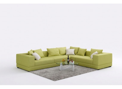 Sofa Modern Polster Stoff Couch Design Ecksofa Canapé Stoff