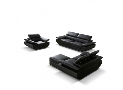 Multifunktioun Sofa'Sitzgrupp 3+2 Sëtzer Set Design Sofa Polster Couchen