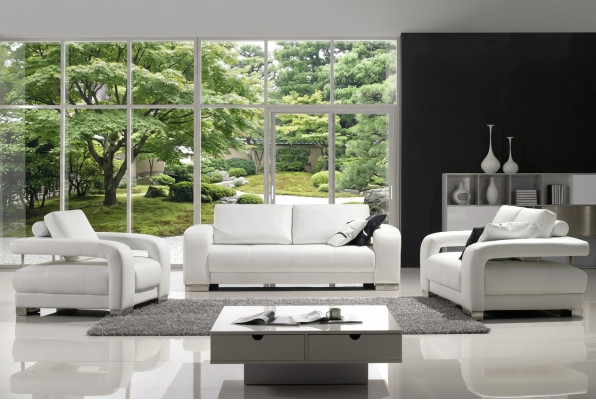 Sofagarnitur Canapé Sofa Set Design Sofa Polster Canapéen Couch Modern Luxus Nei