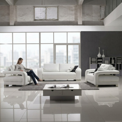Design Canapé Sofas Polster 3+2 Sëtzer Sofagarnitur Set Lieder Sofa Garnituren