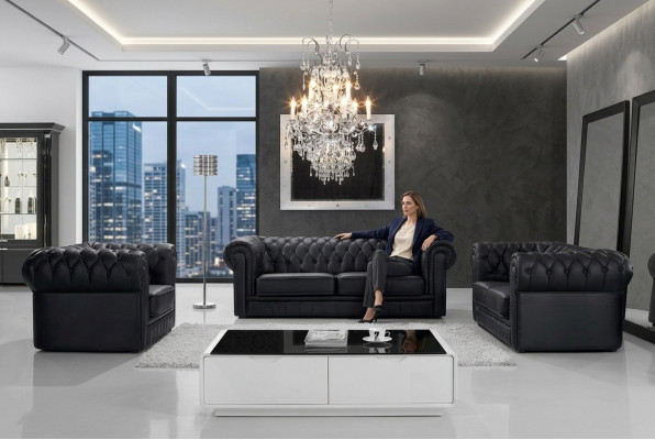 Liederdivan Divan Canapé Canapé-Suite Sëtz-Suite Design Modern Sofen