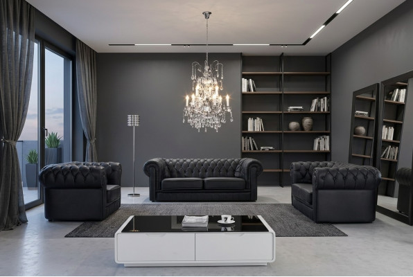 Liederdivan Divan Canapé Canapé-Suite Sëtz-Suite Design Modern Sofen
