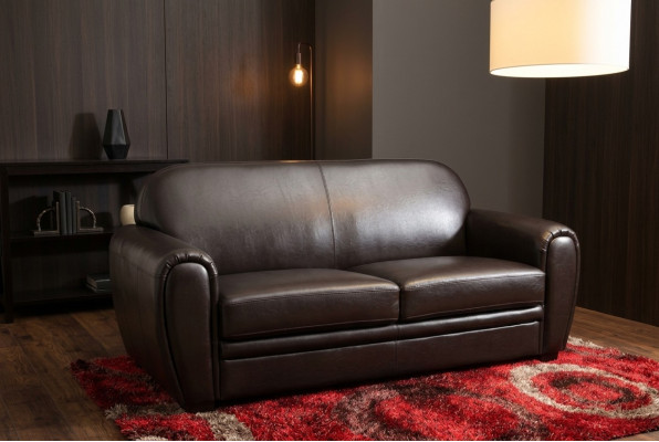 Chesterfield Canapéen Këssen Lieder 3+2 Sëtzer Sofa Garnitur Set Sofasen
