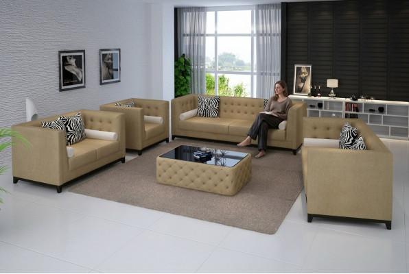 Ledercouch Canapé Sofakompositiounen Sëtzer Kompositioun Design Modern Sofa
