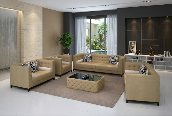 Ledercouch Canapé Sofakompositiounen Sëtzer Kompositioun Design Modern Sofa