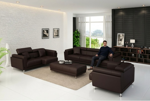 Garnituren Design Canapéen Sofas Polster 3+2 Sëtzer Sofagarnitur Set Lieder Sofa